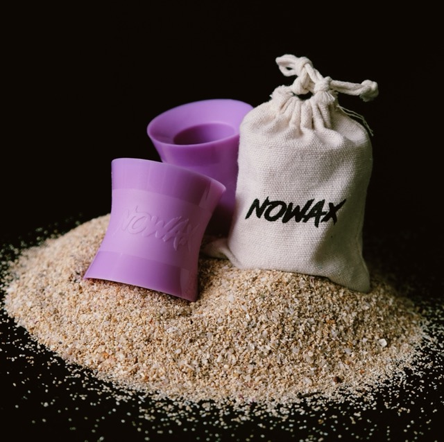 NOWAX wax scraper with carrying pouch